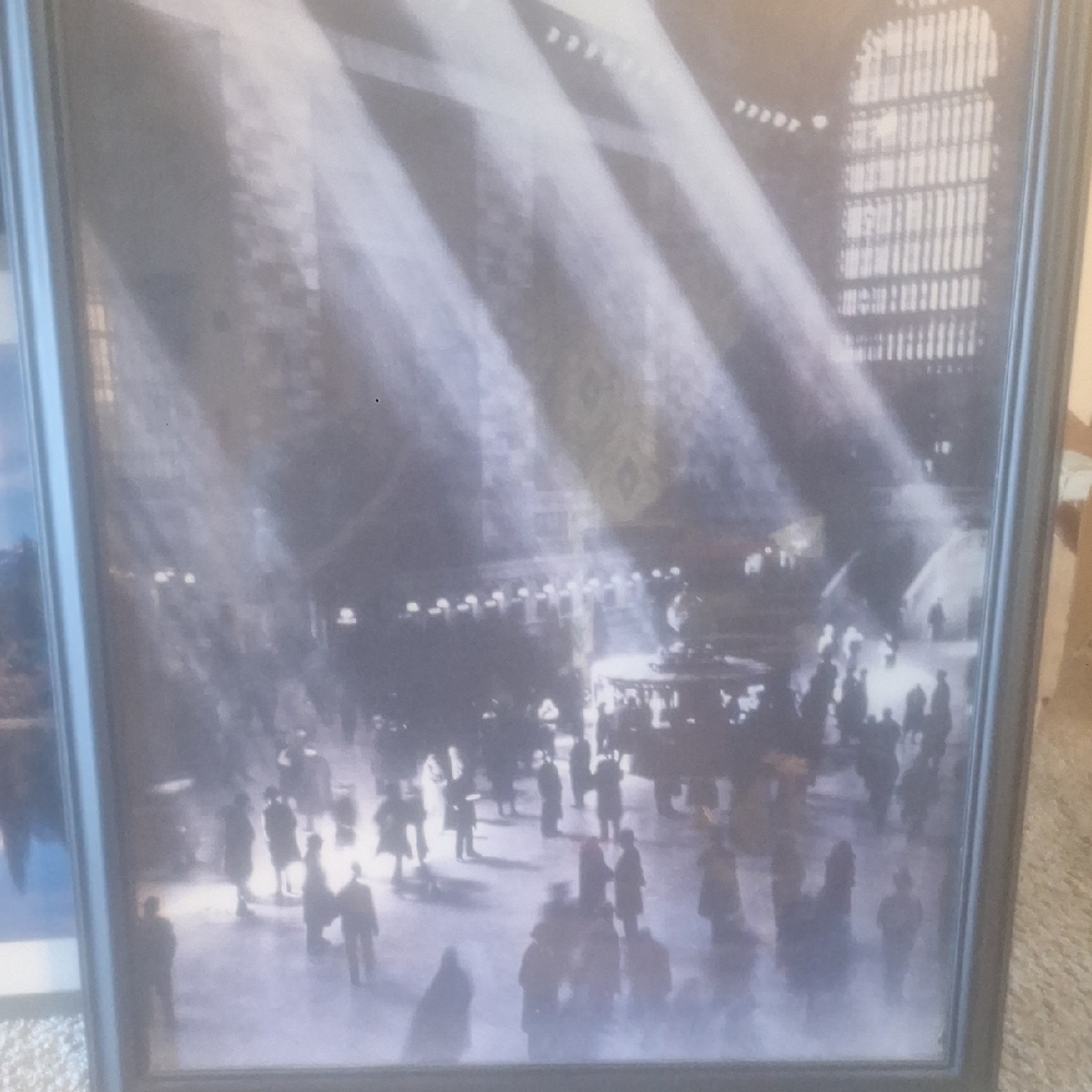 Monochrome Grand Central Station Art Print